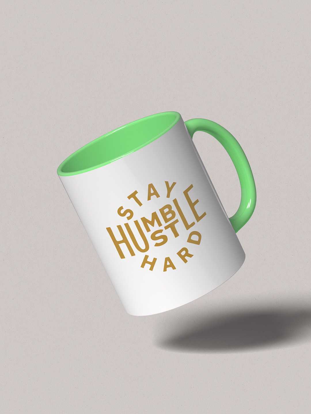 STAY HUMBLE Graphic Printed Ceramic Mug