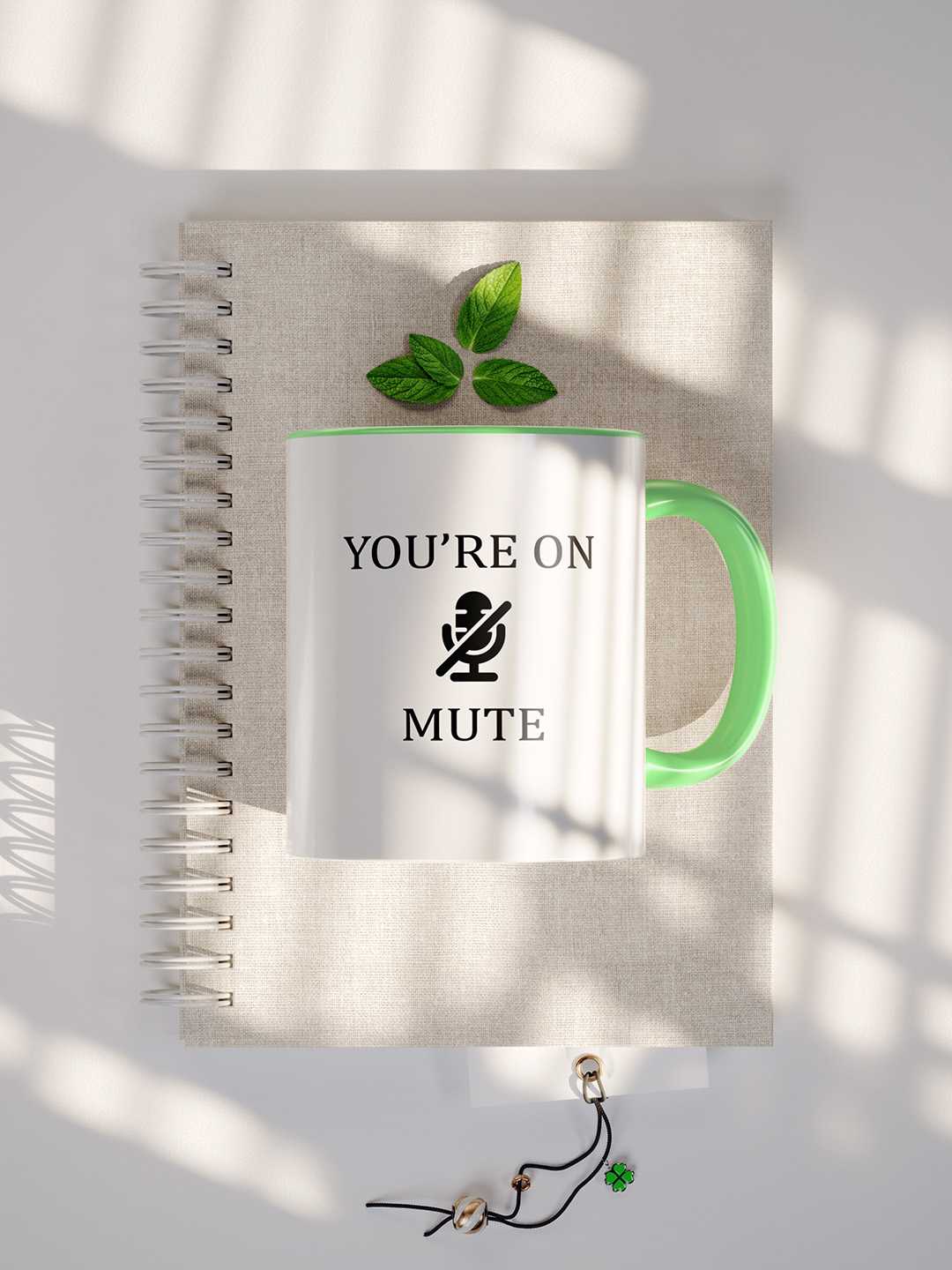 U ARE ON MUTE Graphic Printed Ceramic Mug