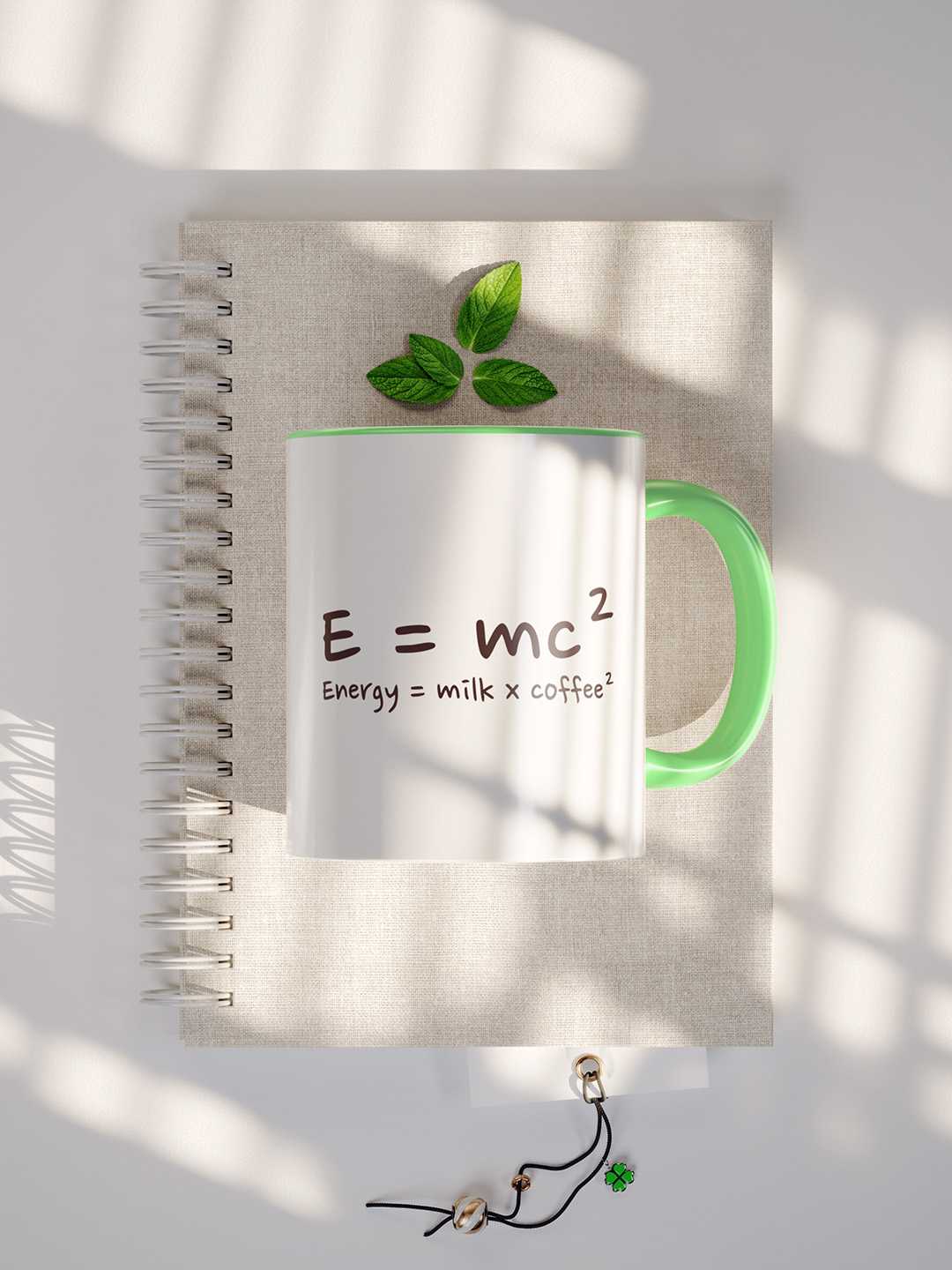 E=MC2 Graphic Printed Ceramic Mug
