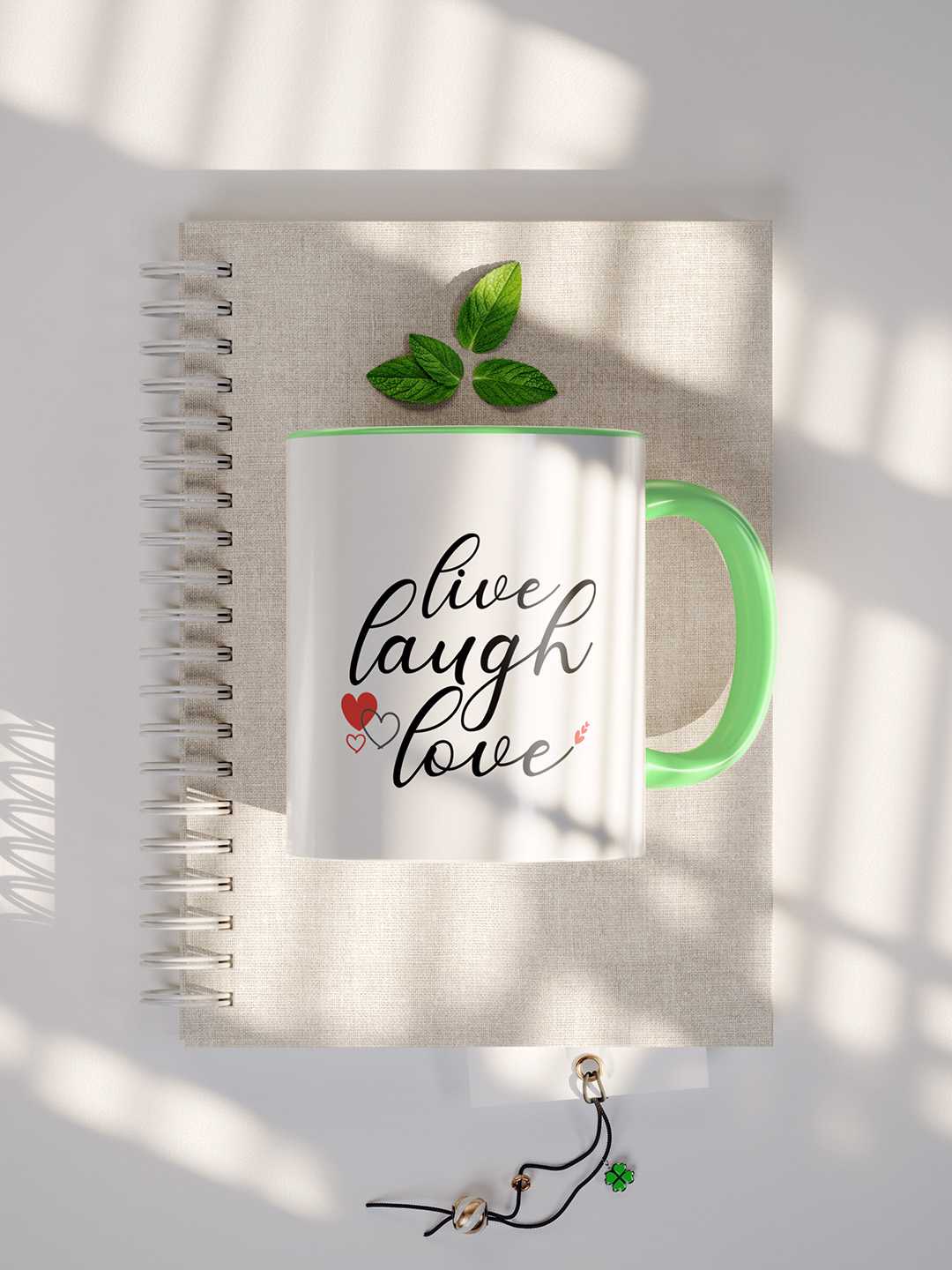LIVE LAUGH LOVE Graphic Printed Ceramic Mug