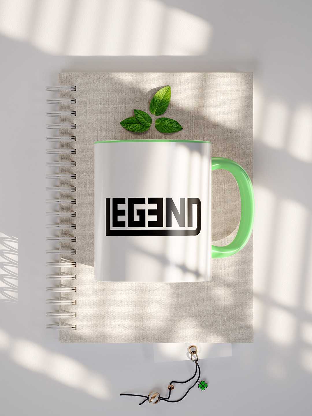 LEGEND Graphic Printed Ceramic Mug