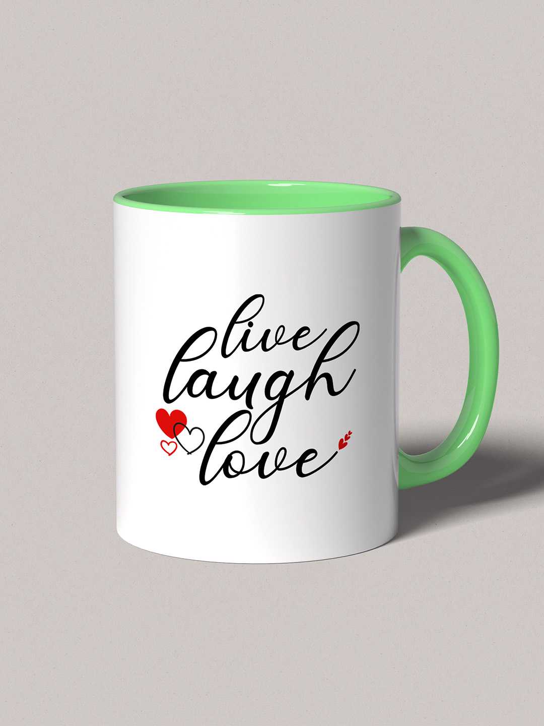 LIVE LAUGH LOVE Graphic Printed Ceramic Mug