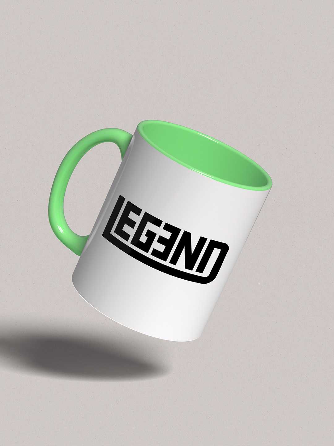 LEGEND Graphic Printed Ceramic Mug
