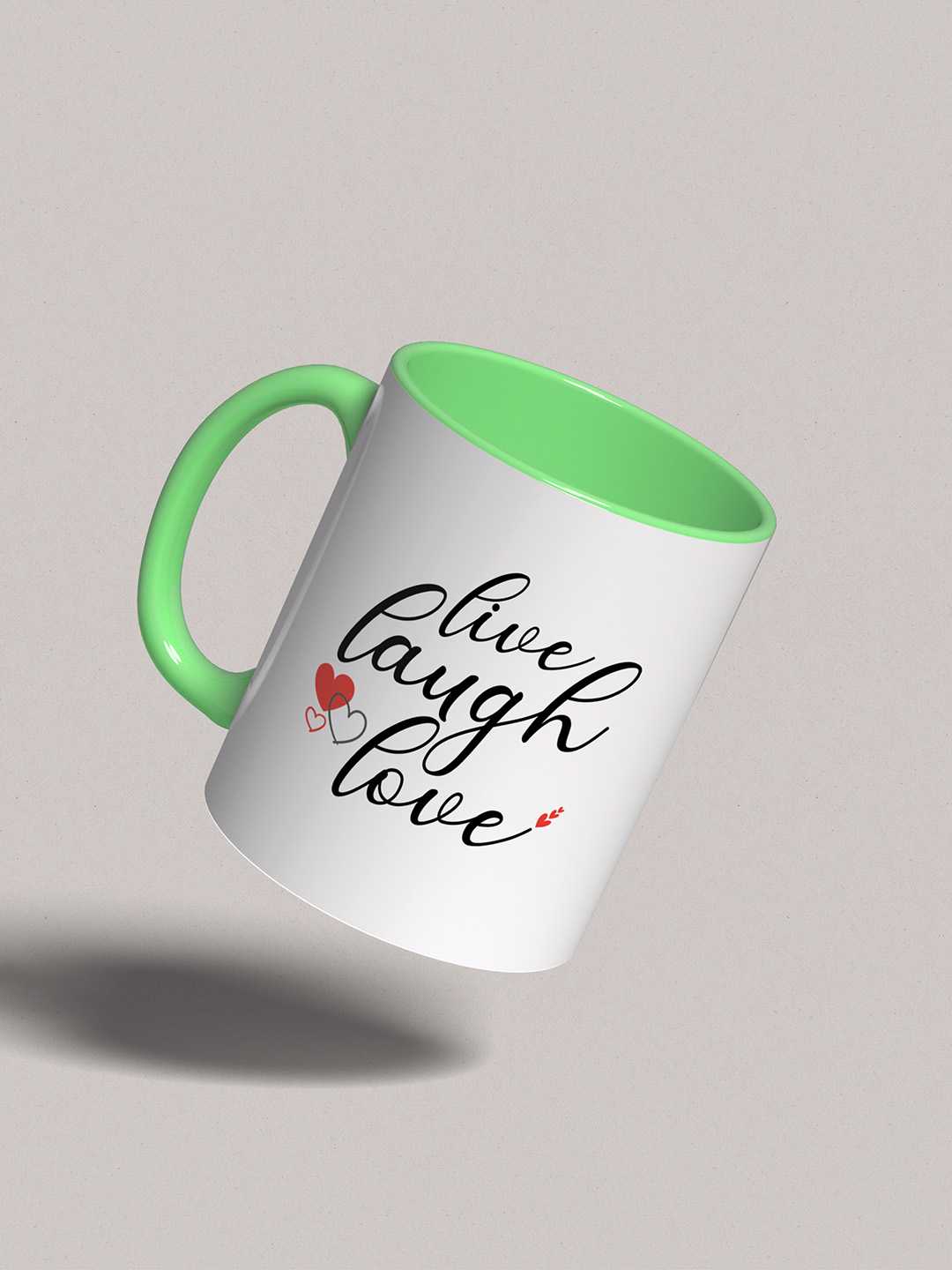 LIVE LAUGH LOVE Graphic Printed Ceramic Mug