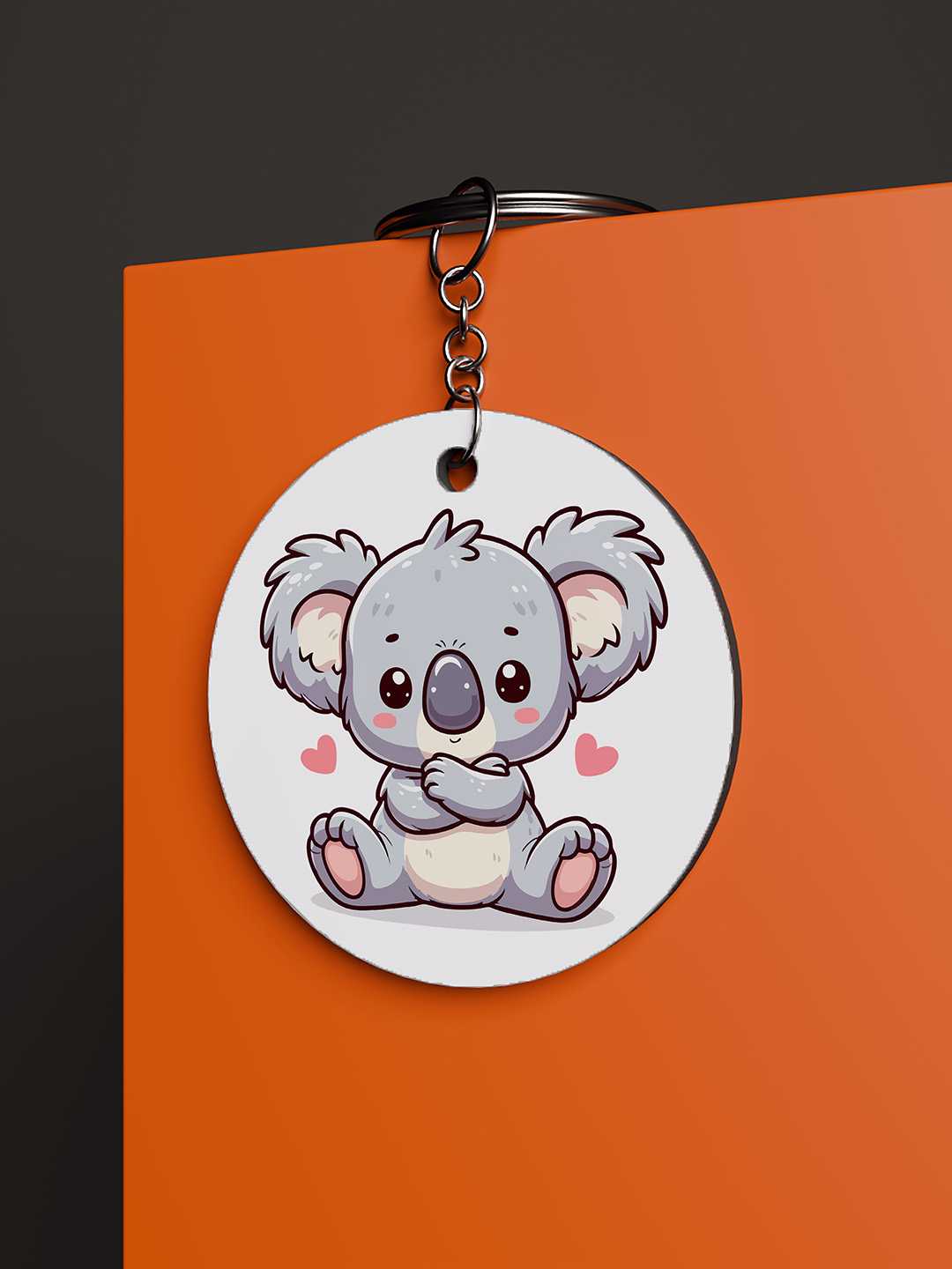Baby Koala Graphic Keychain