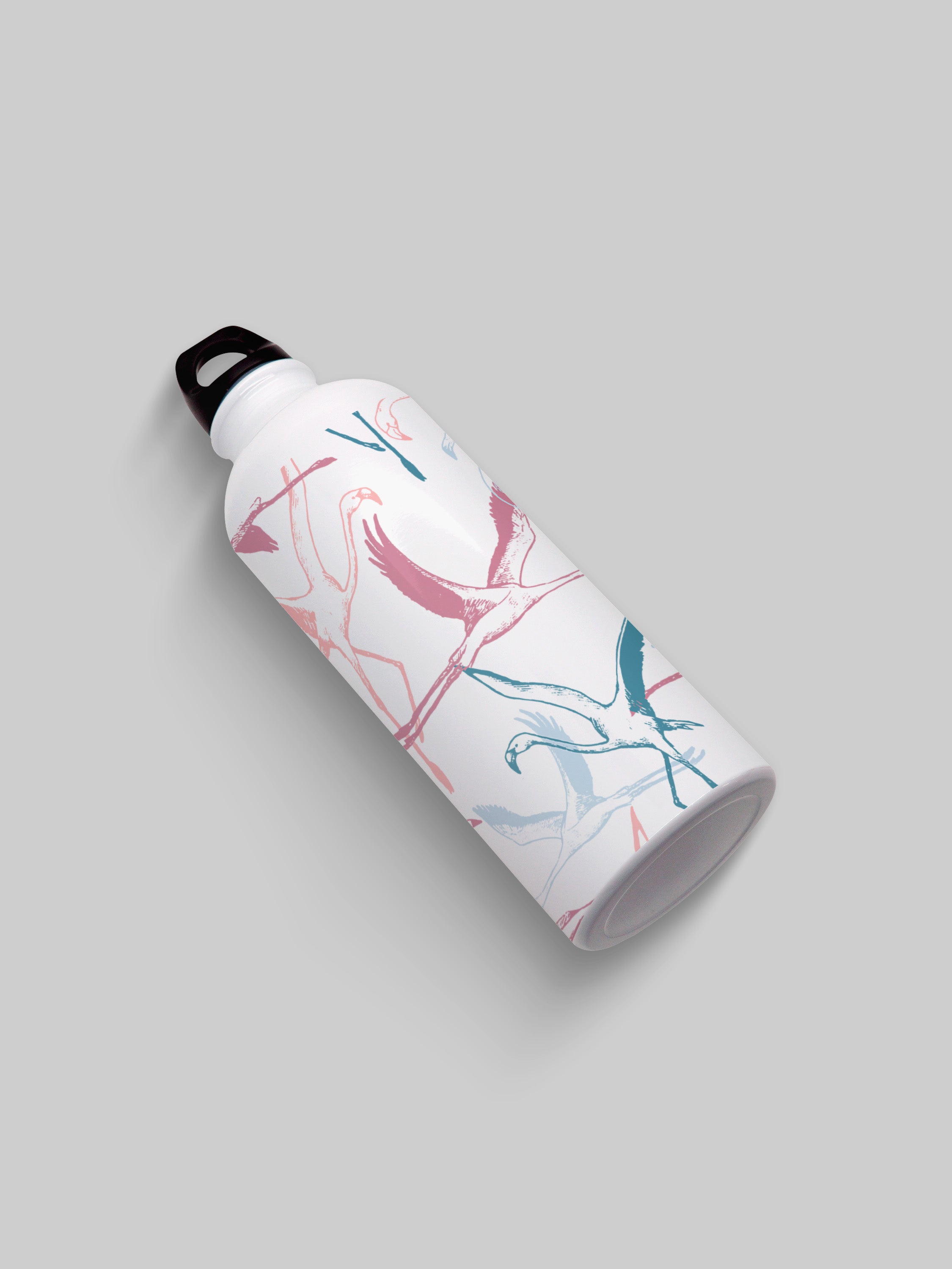 Flamingo Art Graphic Metal Bottle