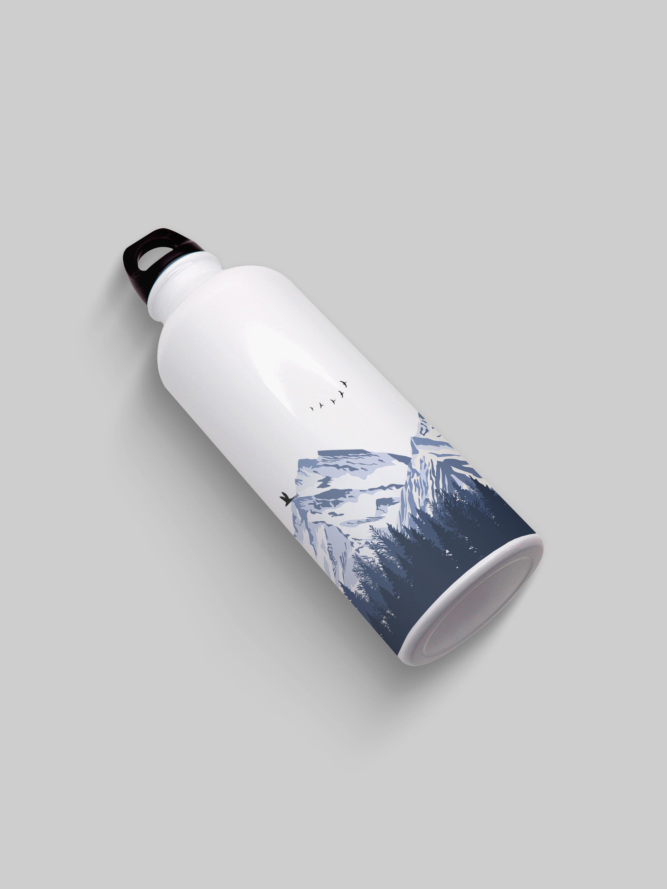 Mountain View Graphic Metal Bottle