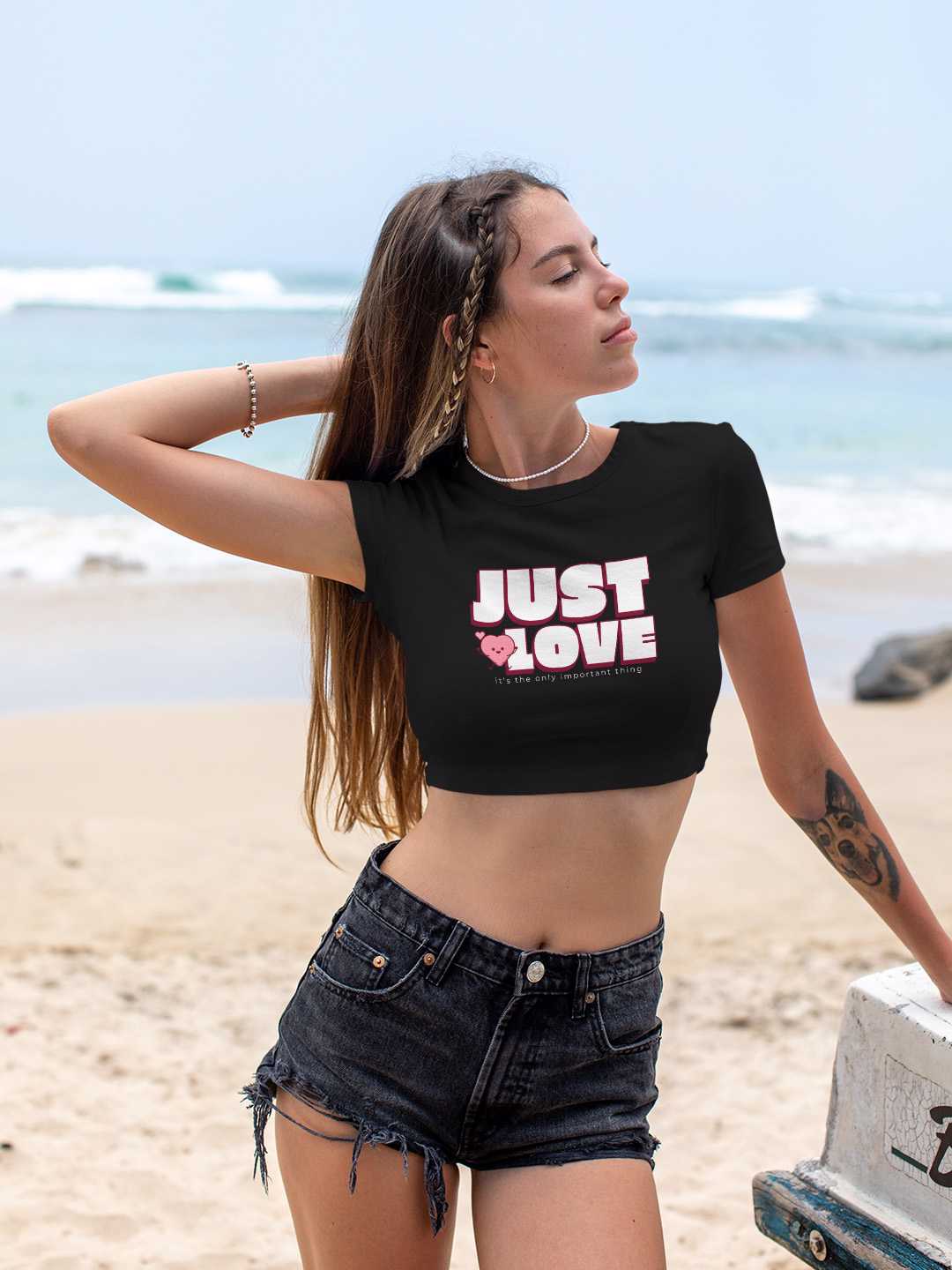 Just Love Graphic Baby Tee