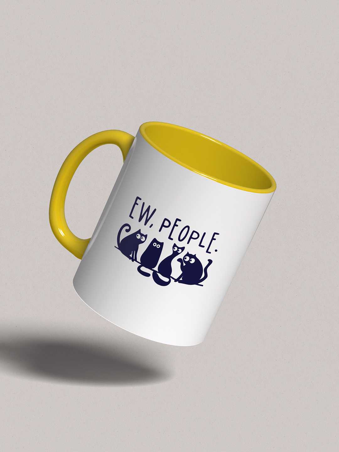 Ew People Graphic Printed Ceramic Mug
