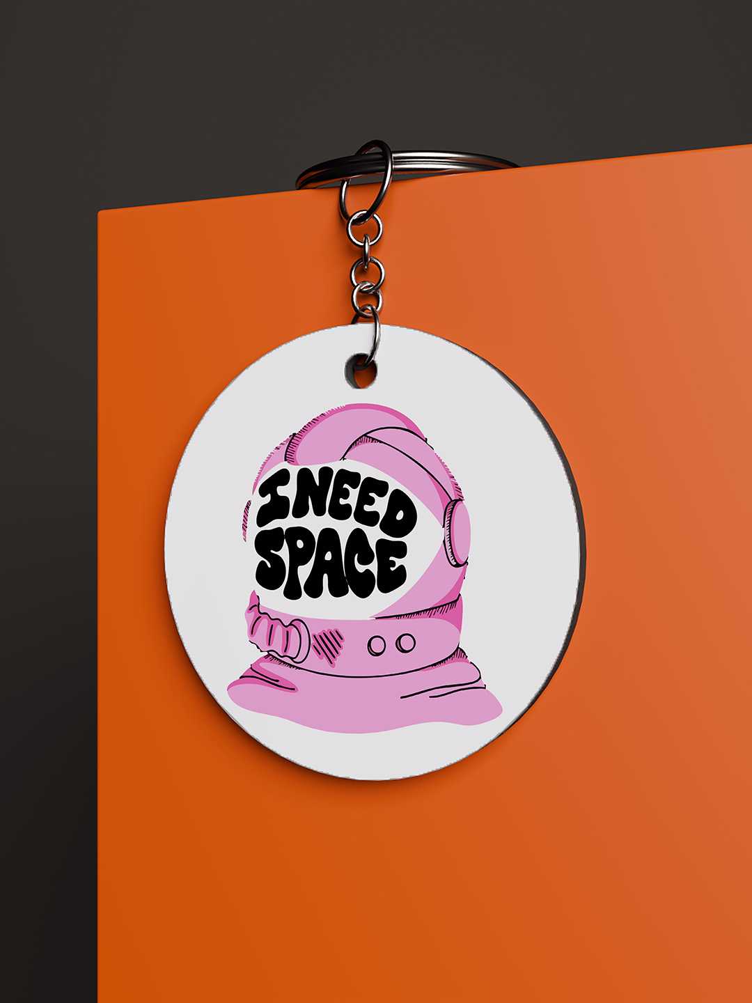 I need space Graphic Keychain