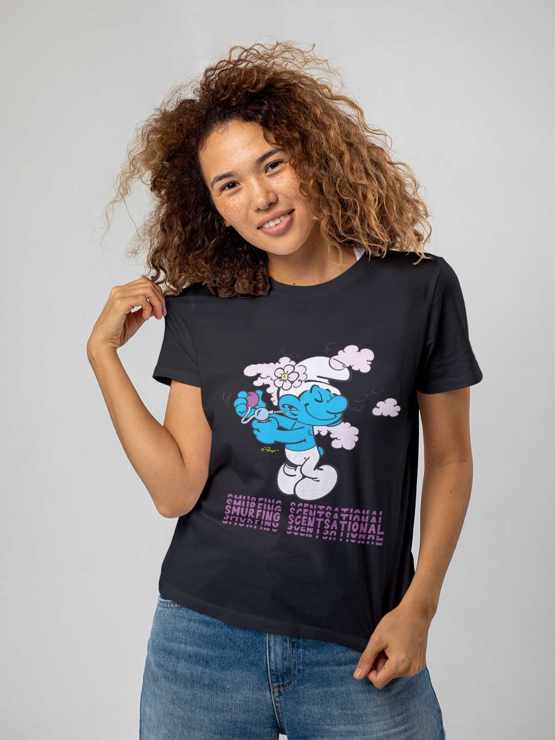Scentsational Smurfs Regular Graphic Tee
