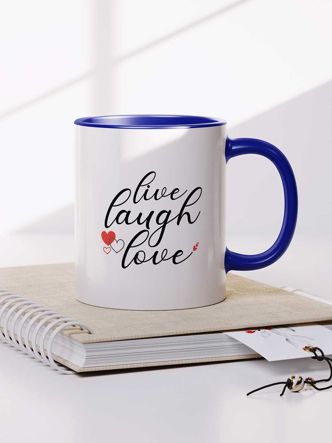 LIVE LAUGH LOVE Graphic Printed Ceramic Mug
