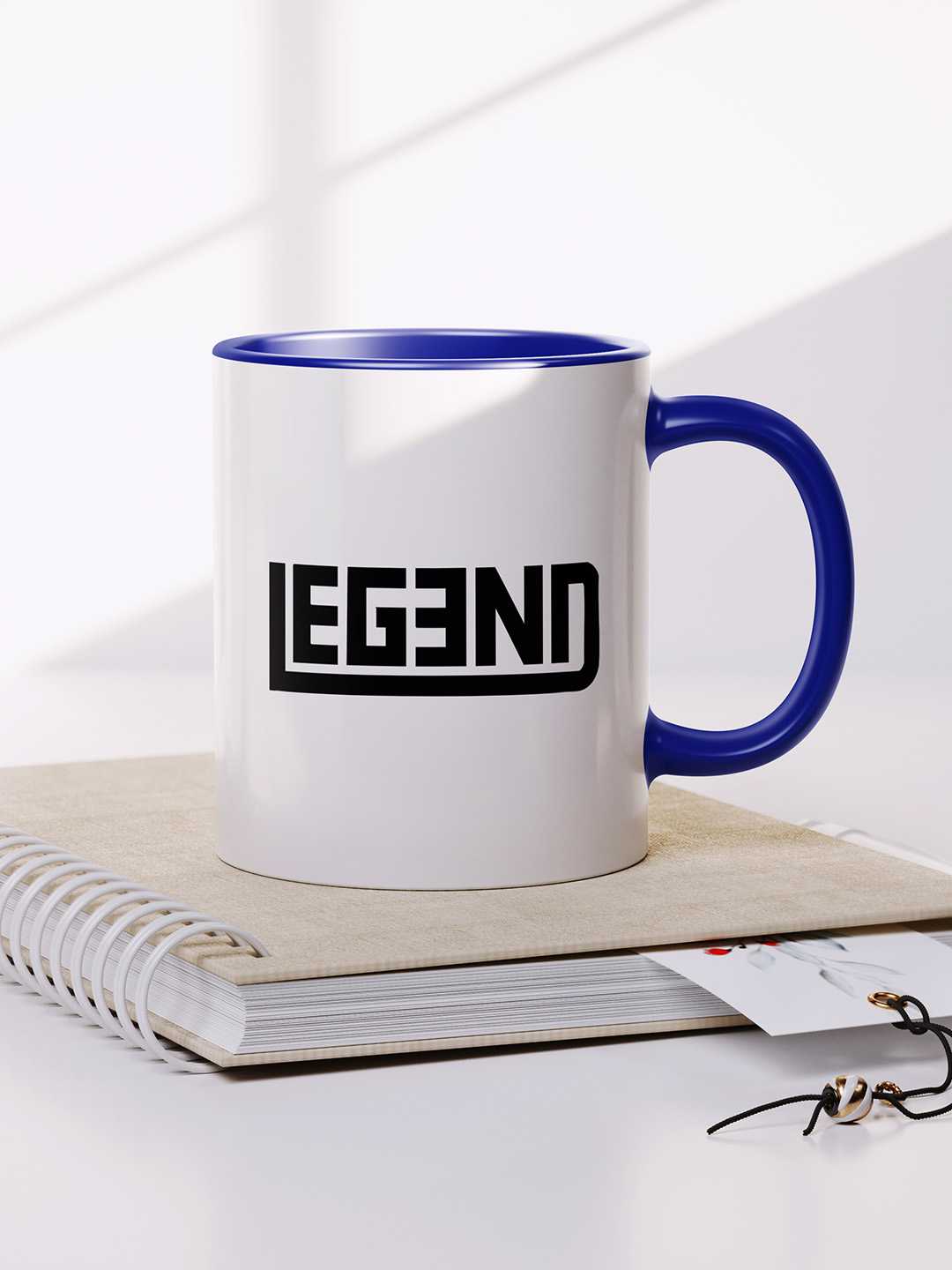 LEGEND Graphic Printed Ceramic Mug