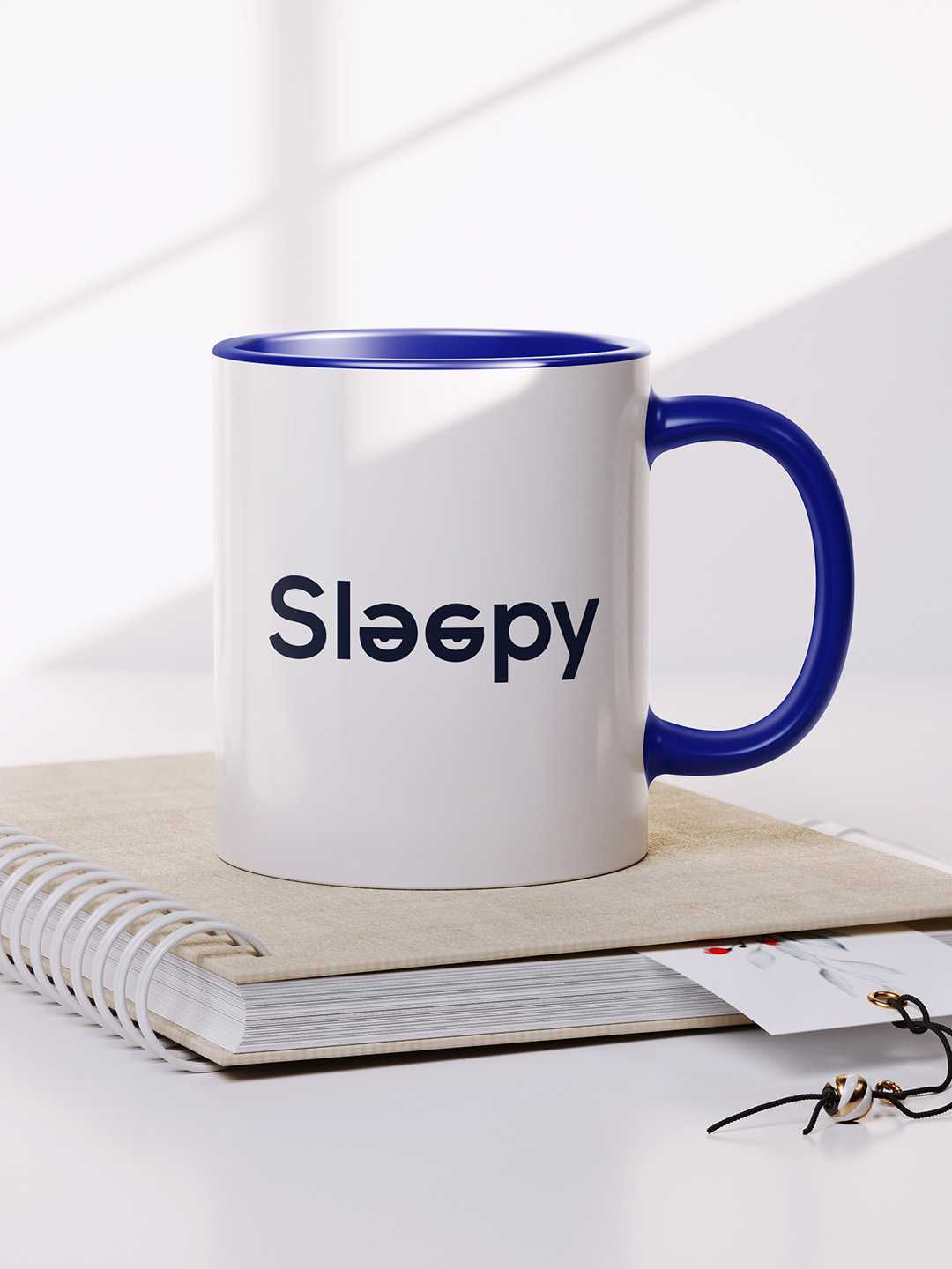 SLEEPY Graphic Printed Ceramic Mug