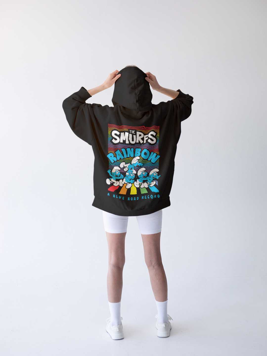Rainbow Smurfs Pullover Hoodie