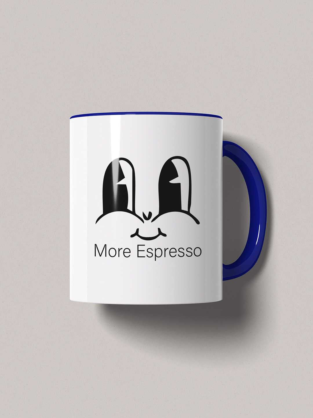 MORE ESPRESSO Graphic Printed Ceramic Mug