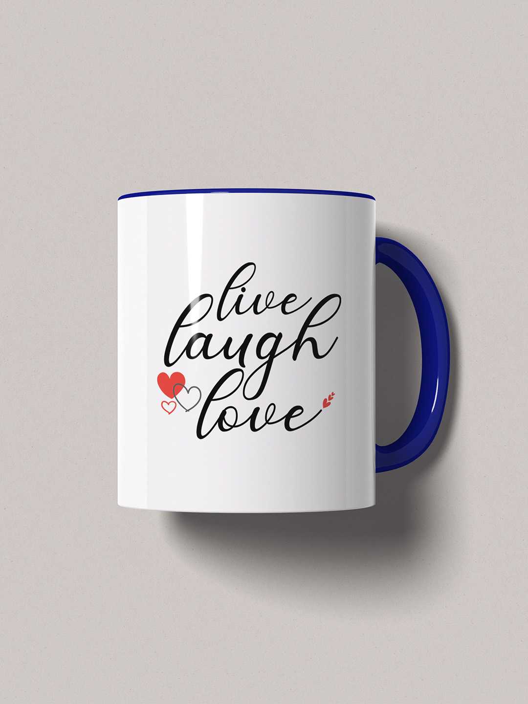 LIVE LAUGH LOVE Graphic Printed Ceramic Mug