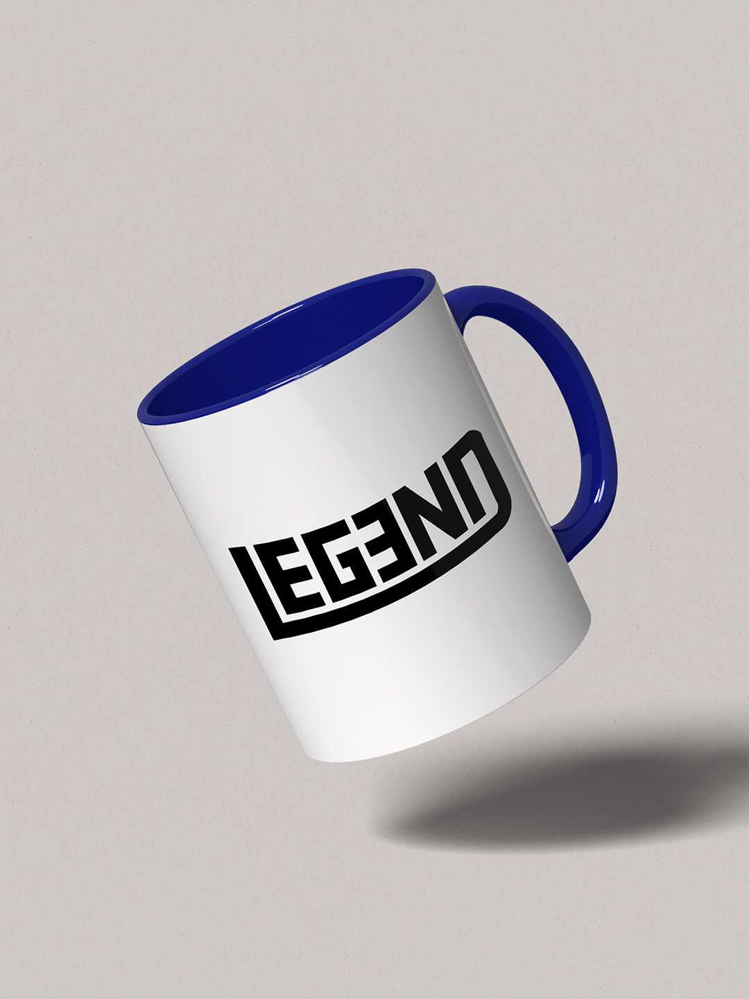 LEGEND Graphic Printed Ceramic Mug
