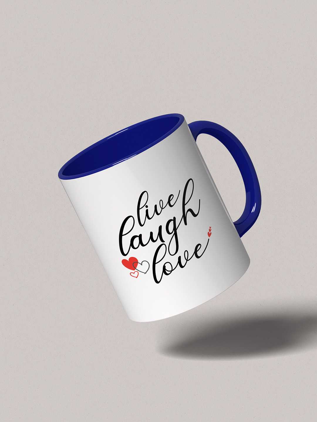LIVE LAUGH LOVE Graphic Printed Ceramic Mug