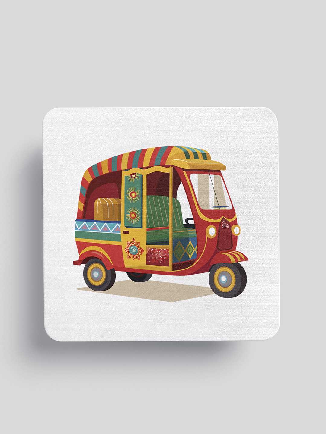 Indian Auto Graphic Fridge Magnet