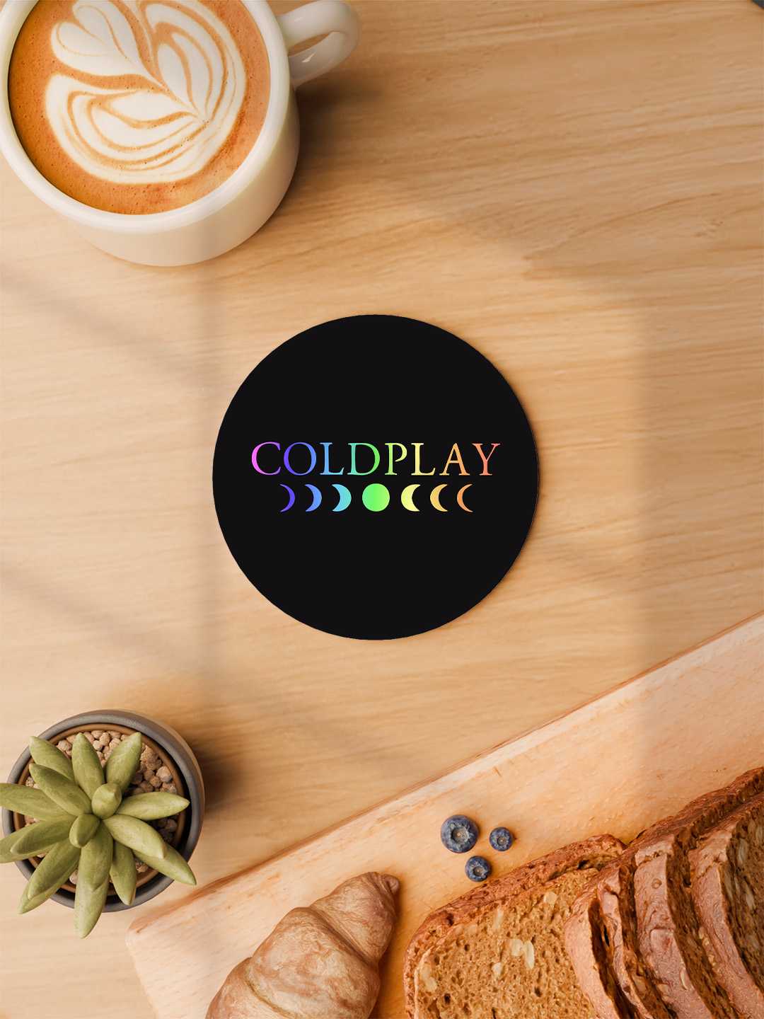 Coldplay Graphic Coasters - Pack of 6