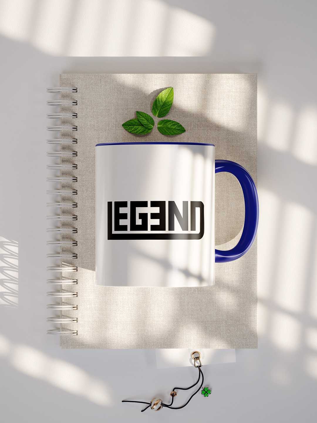 LEGEND Graphic Printed Ceramic Mug
