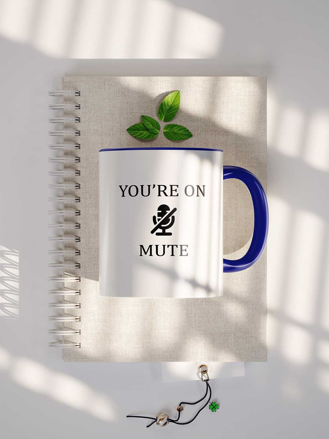 U ARE ON MUTE Graphic Printed Ceramic Mug