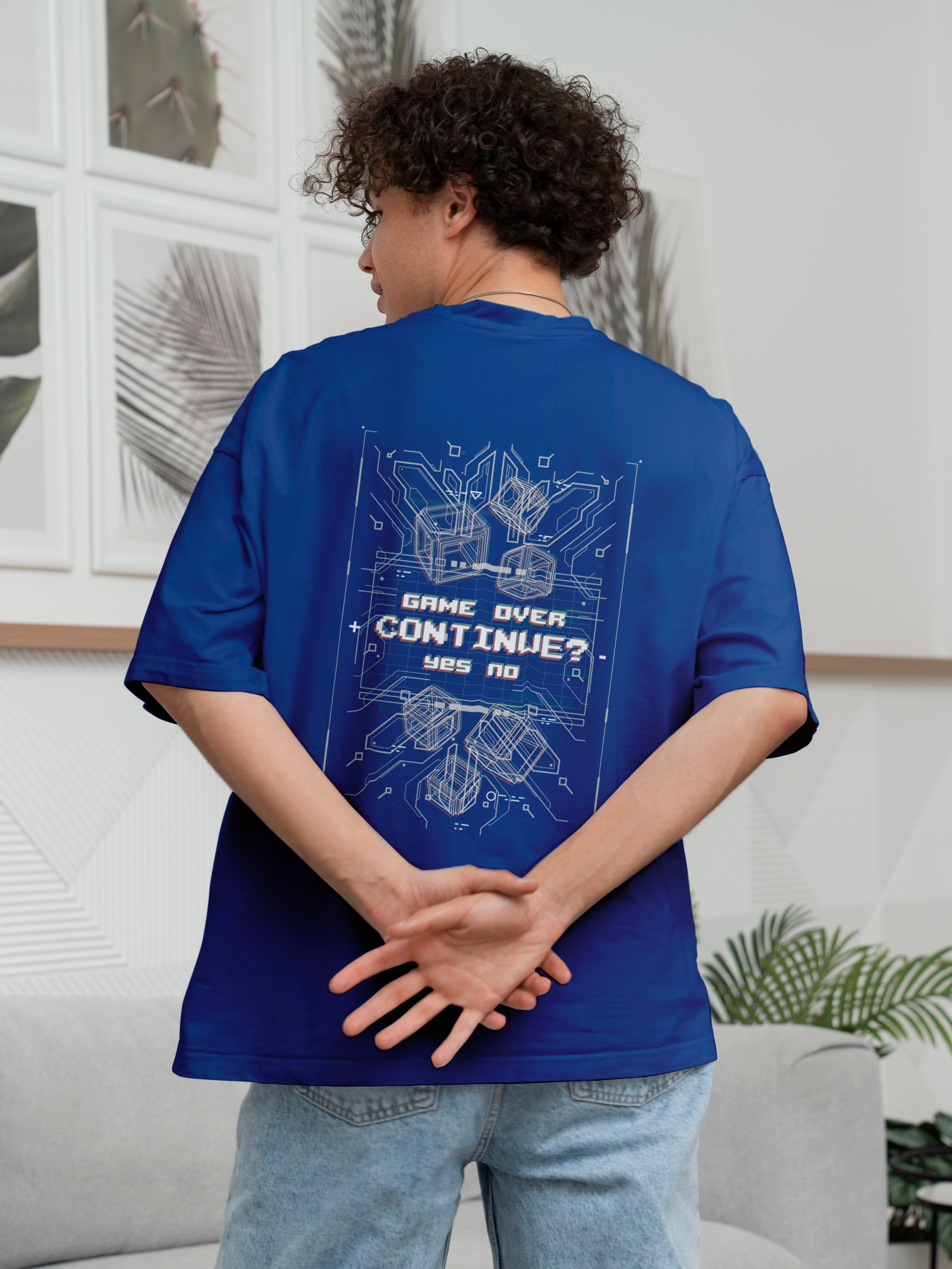 Game Mode On Oversized Tee