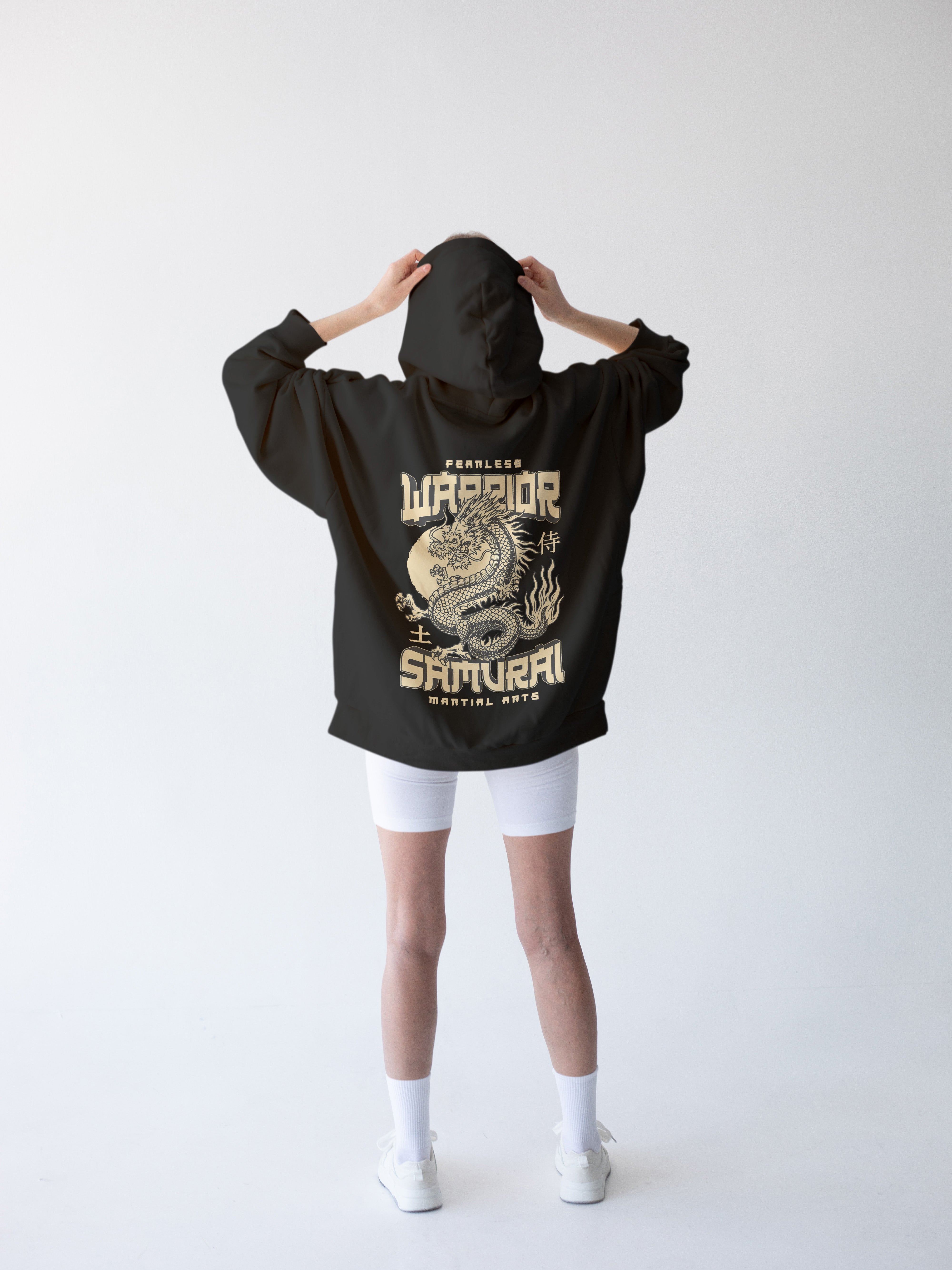 Warrior Samurai Pullover Hoodie
