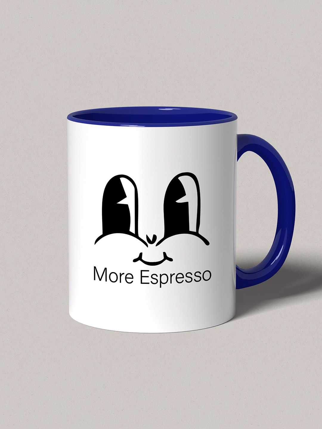 MORE ESPRESSO Graphic Printed Ceramic Mug