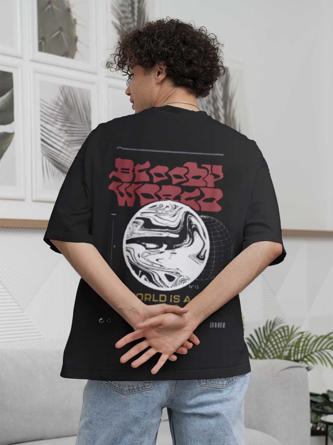 Bloody World Oversized Tee