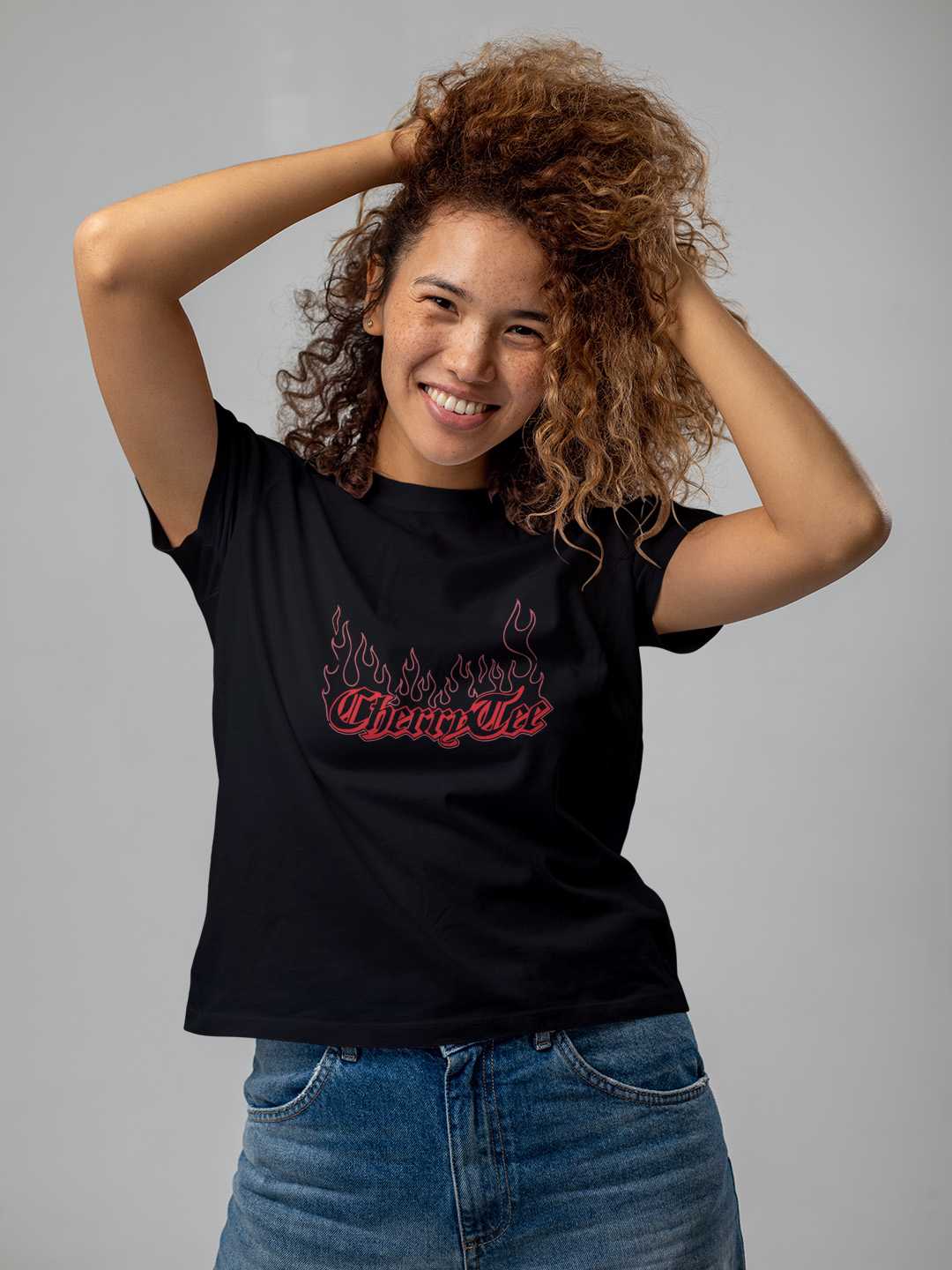 Flame Cherry Graphic Tee