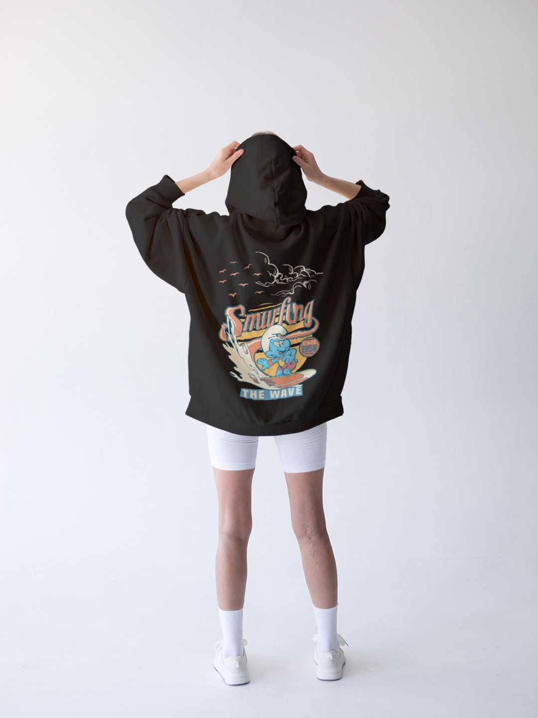 Sea Surf Smurfs Pullover Hoodie