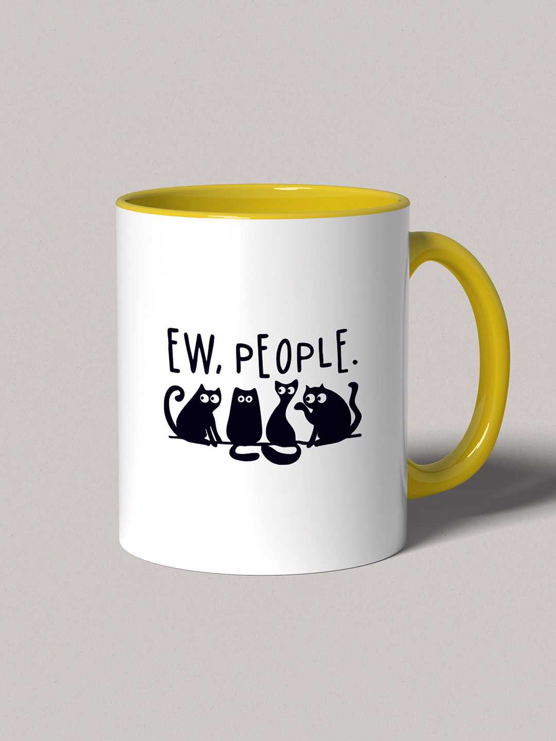 Ew People Graphic Printed Ceramic Mug