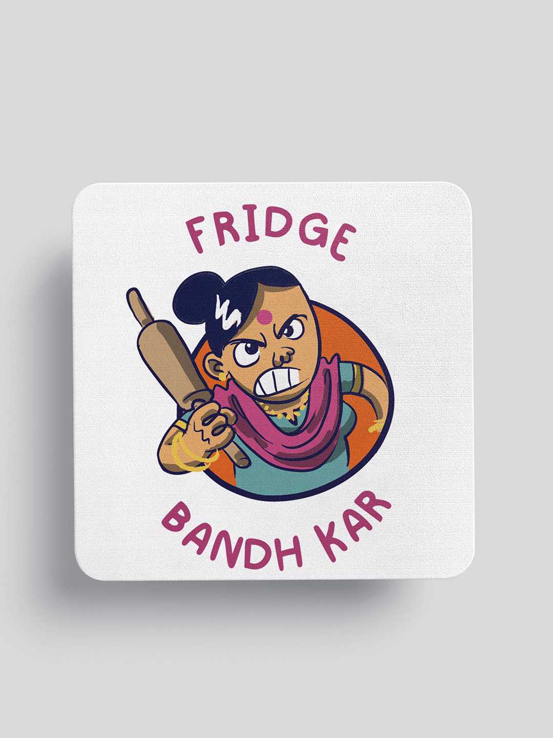 Fridge Bandh Kar Graphic Fridge Magnet