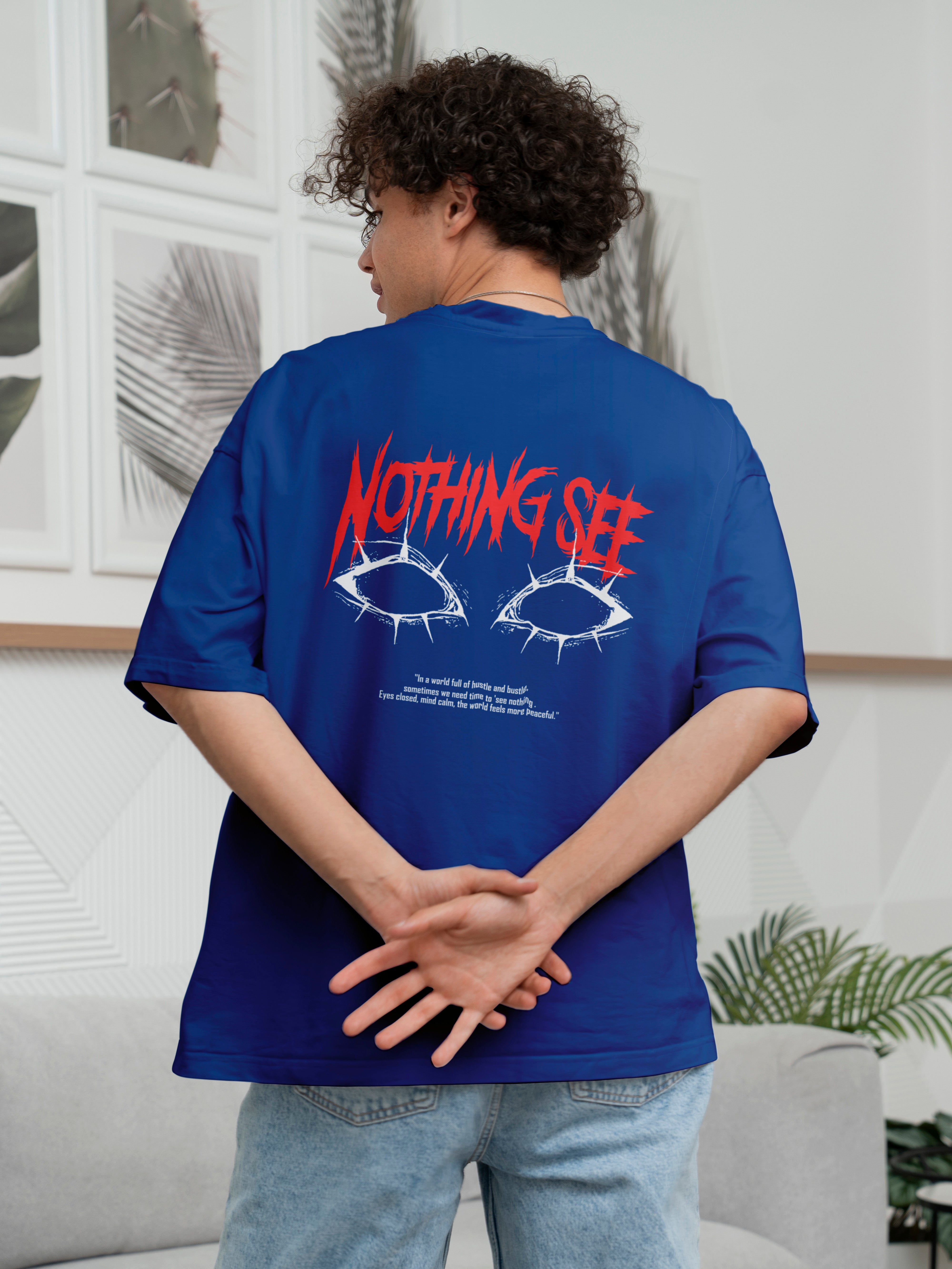 Nothing See Oversized Tee