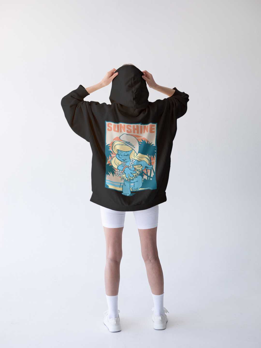 Miss Beach Sunshine - Smurfs Pullover Hoodie