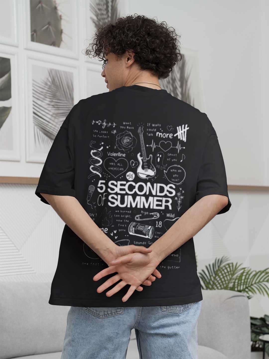 5 Seconds of Summer Oversized Unisex Tee