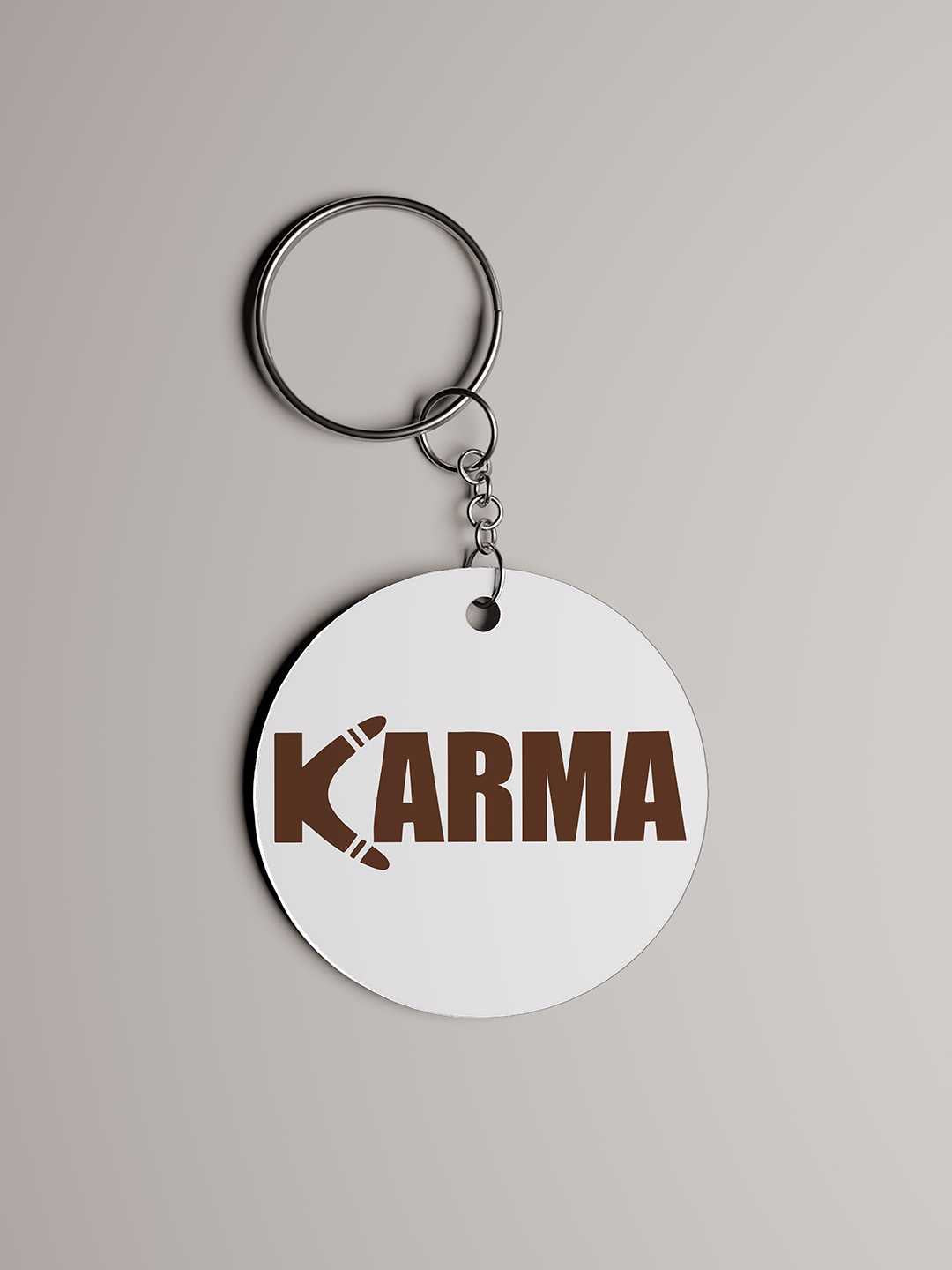 Karma Graphic Keychain