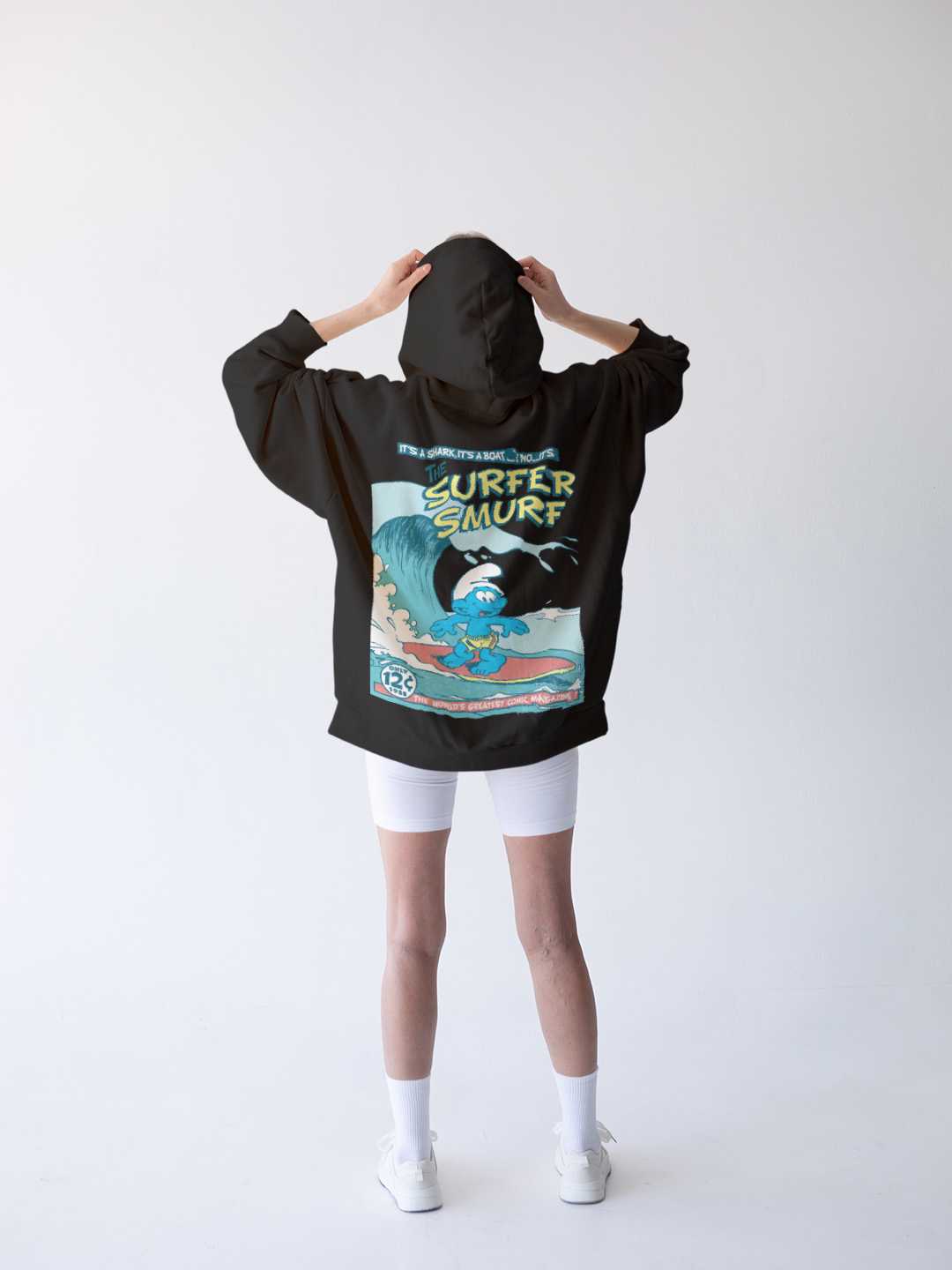 Surfer Smurfs Pullover Hoodie