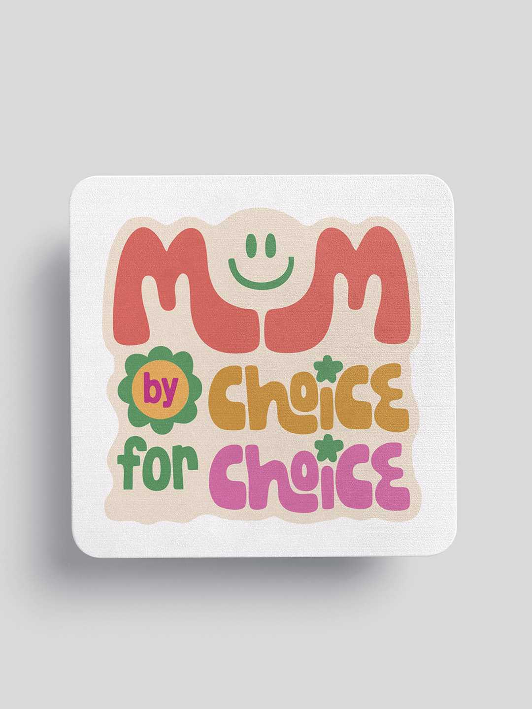 Mom By Choice For Choice Graphic Fridge Magnet