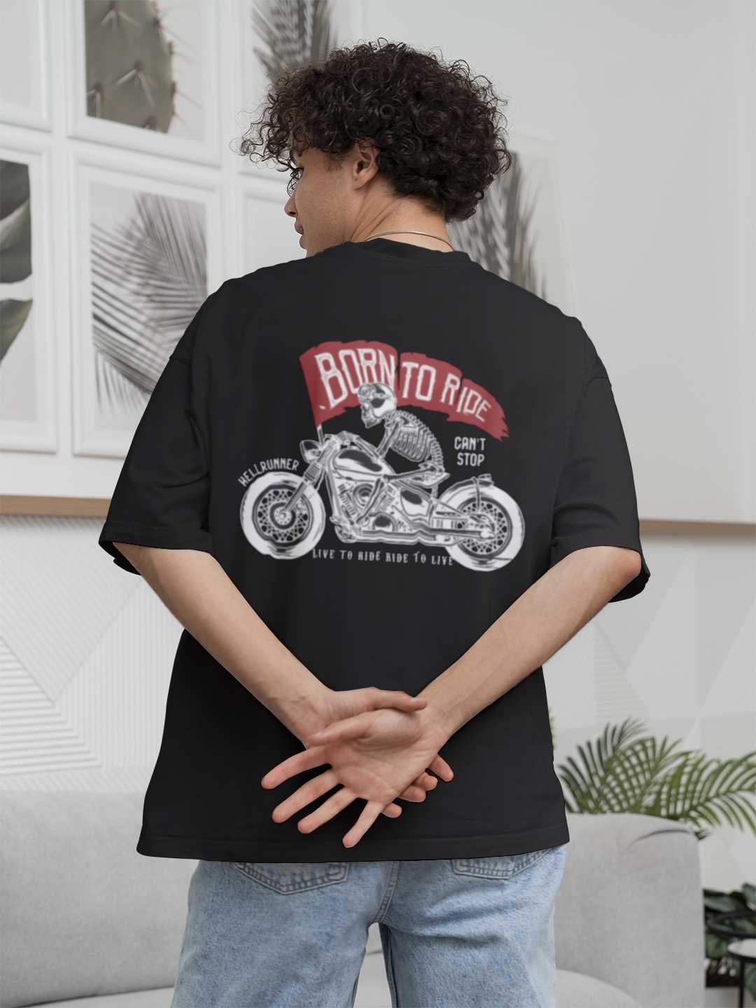 Born to Ride Oversized Tee