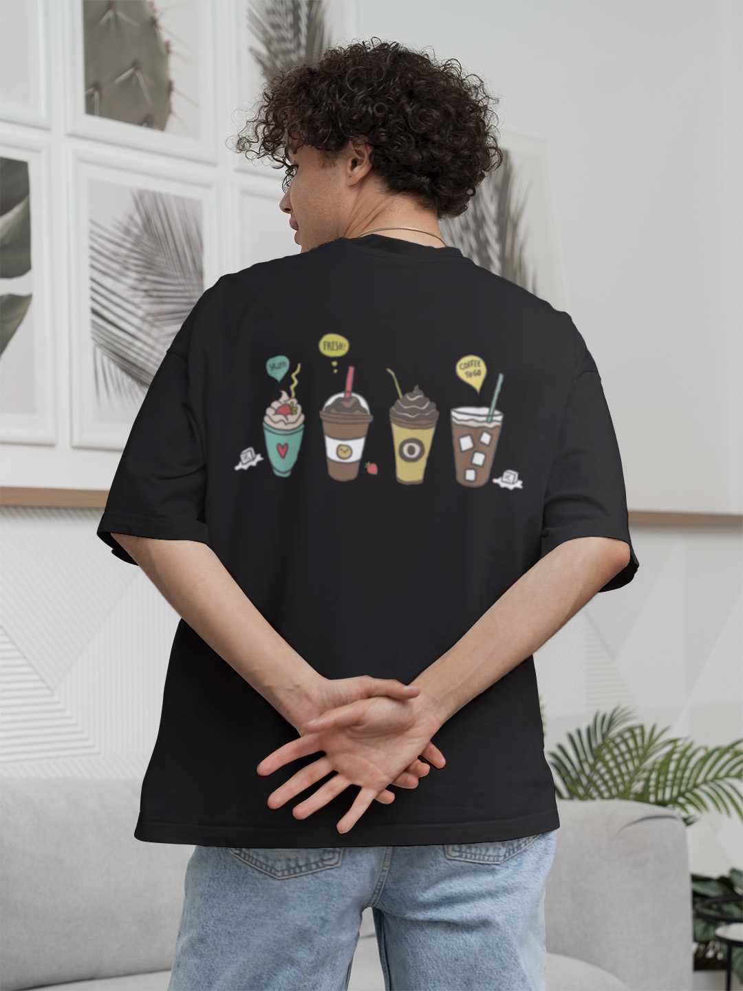 Coffee Helps Oversized Tee