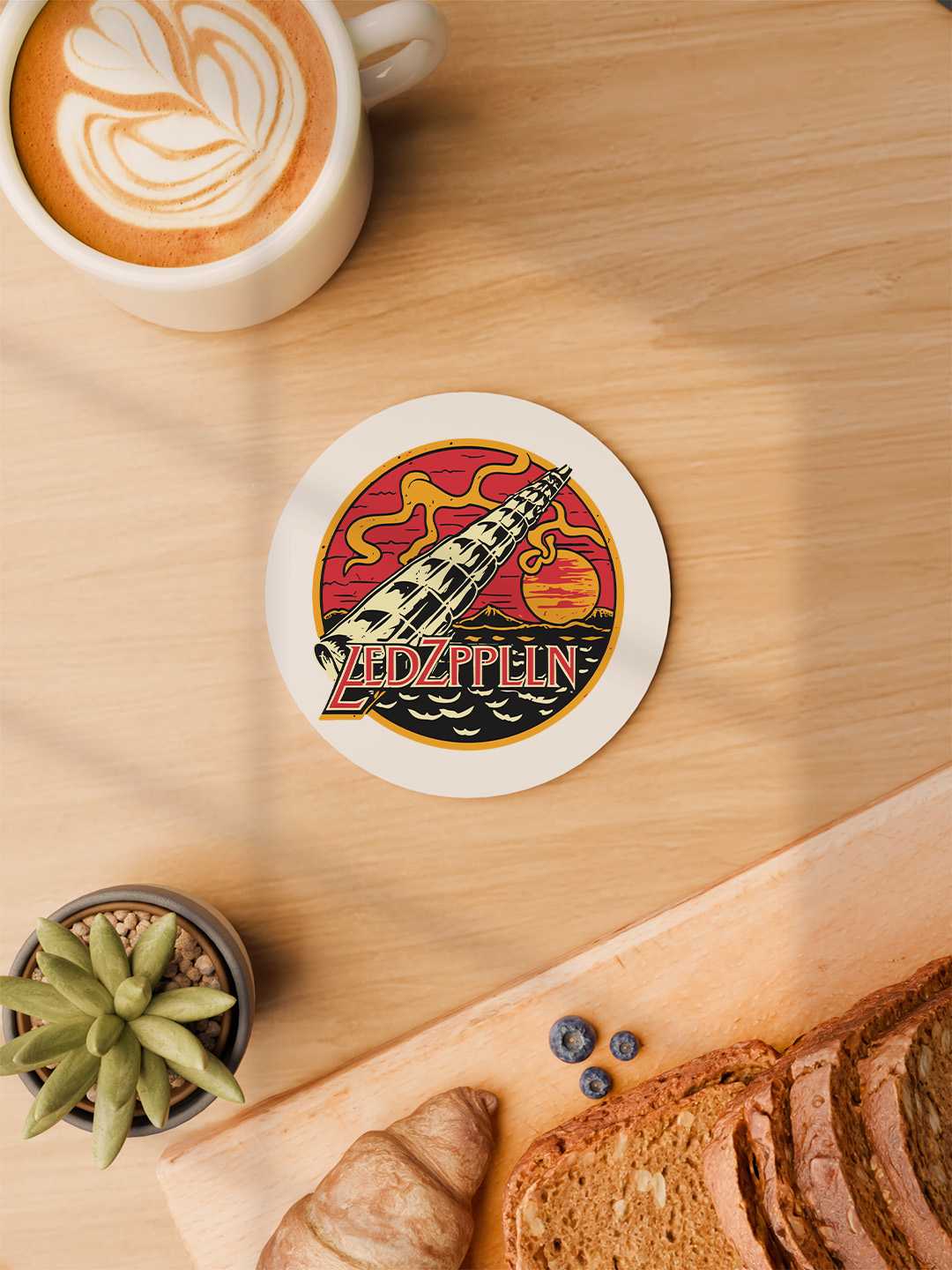 Led Zeppelin Graphic Coasters - Pack of 6