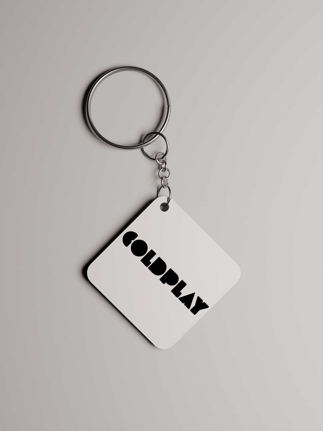 Coldplay Graphic Keychain