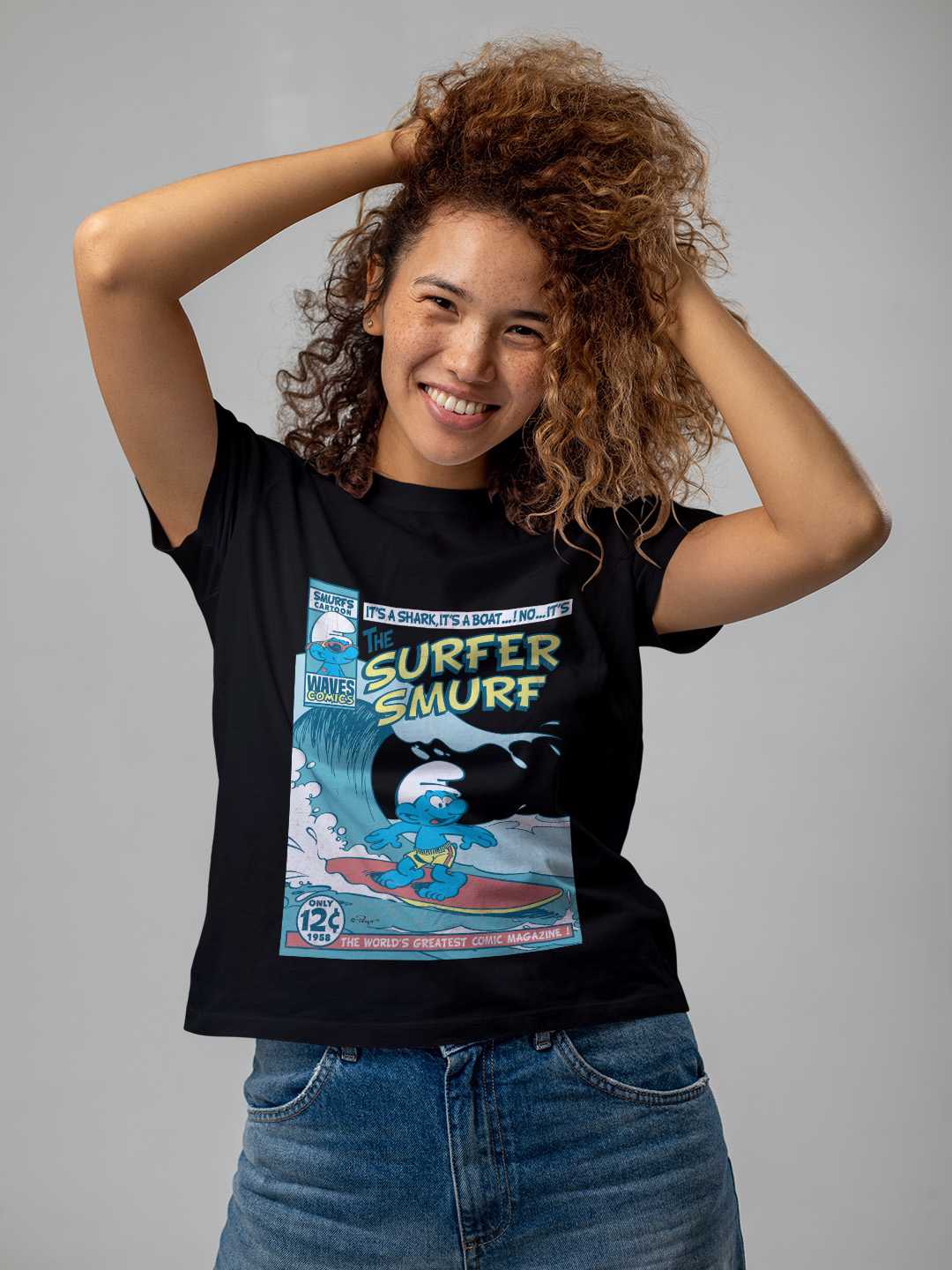 The Surfer Smurf Unisex Regular Tee