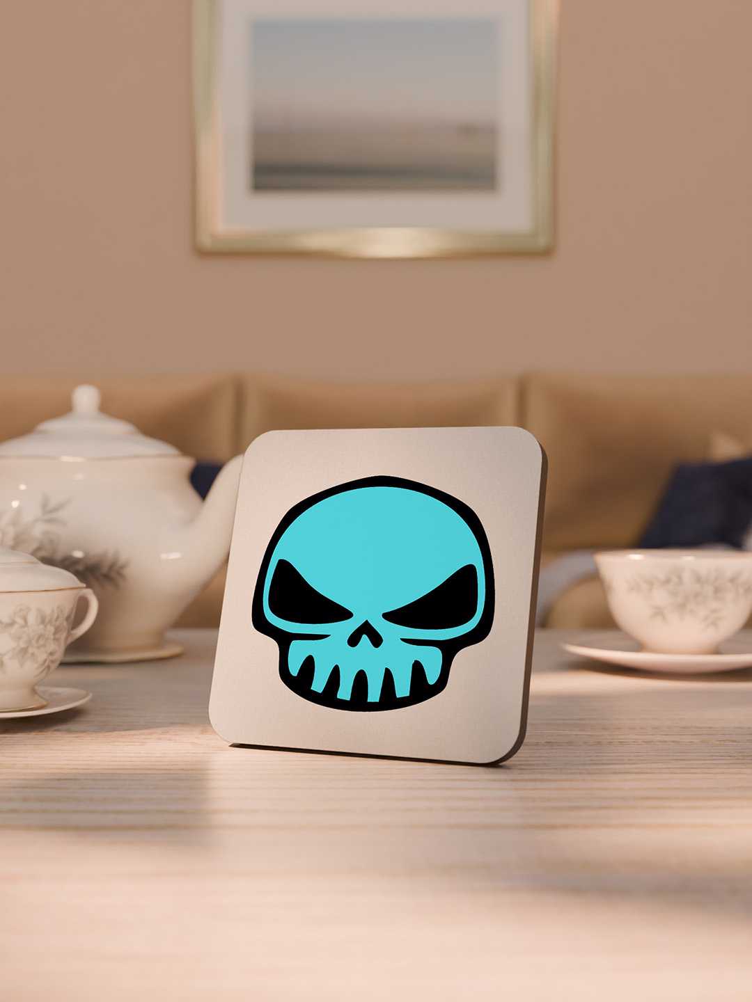 Skull Graphic Coasters - Pack of 6