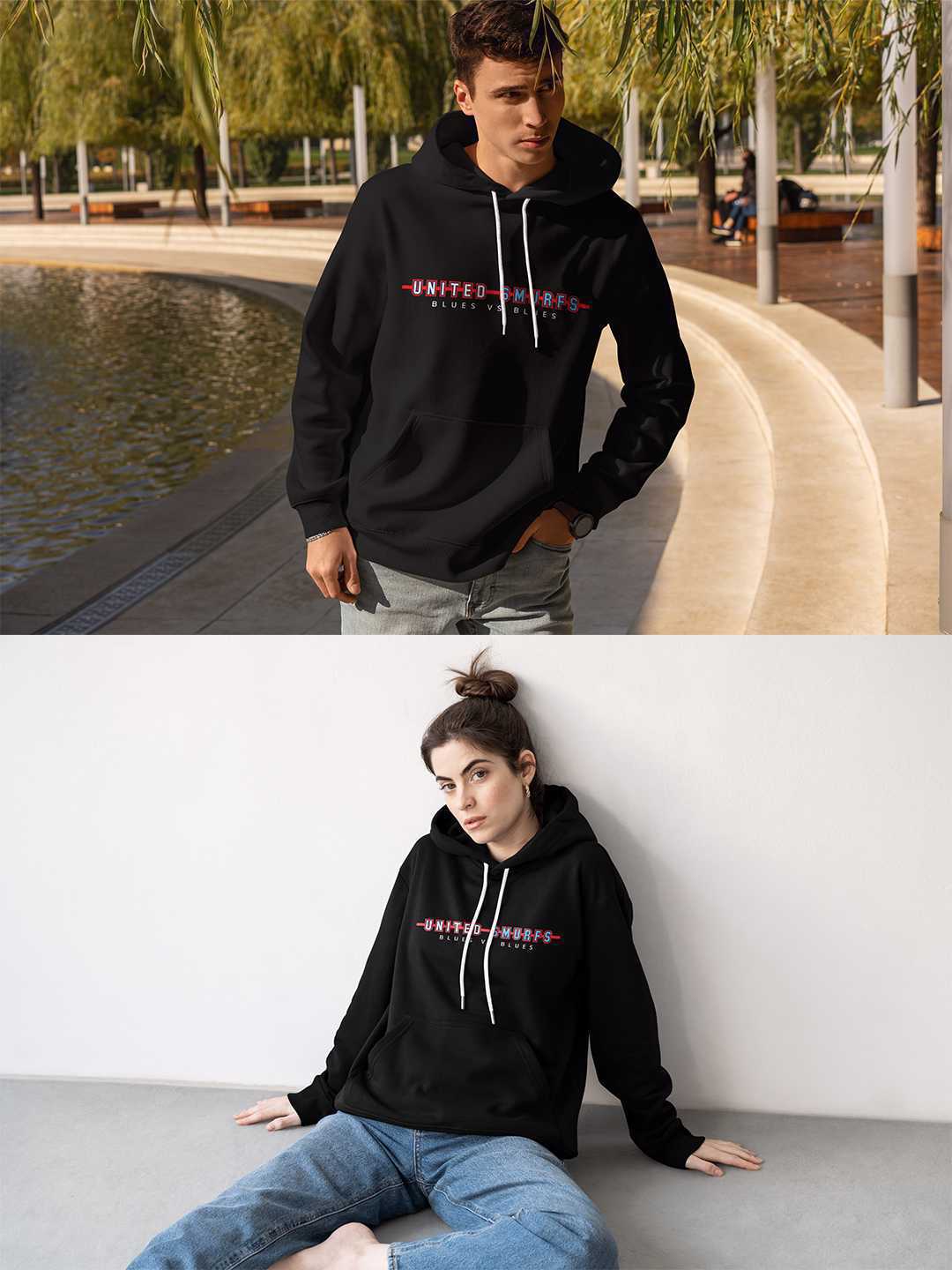 United Smurfs Pullover Hoodie