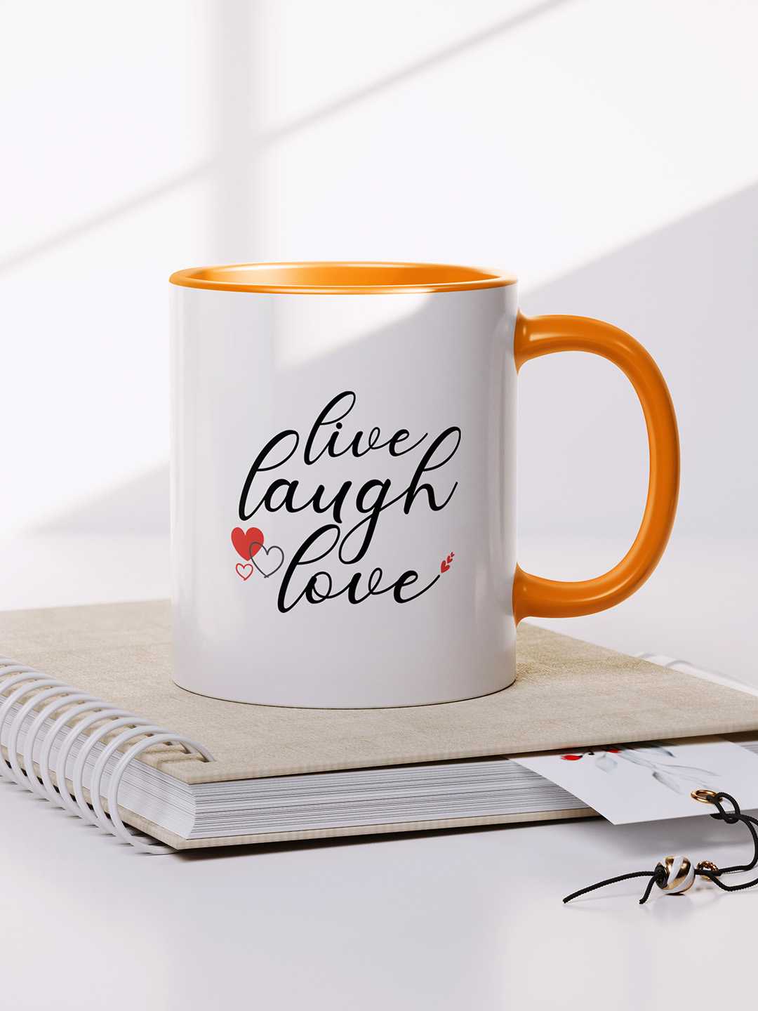 LIVE LAUGH LOVE Graphic Printed Ceramic Mug