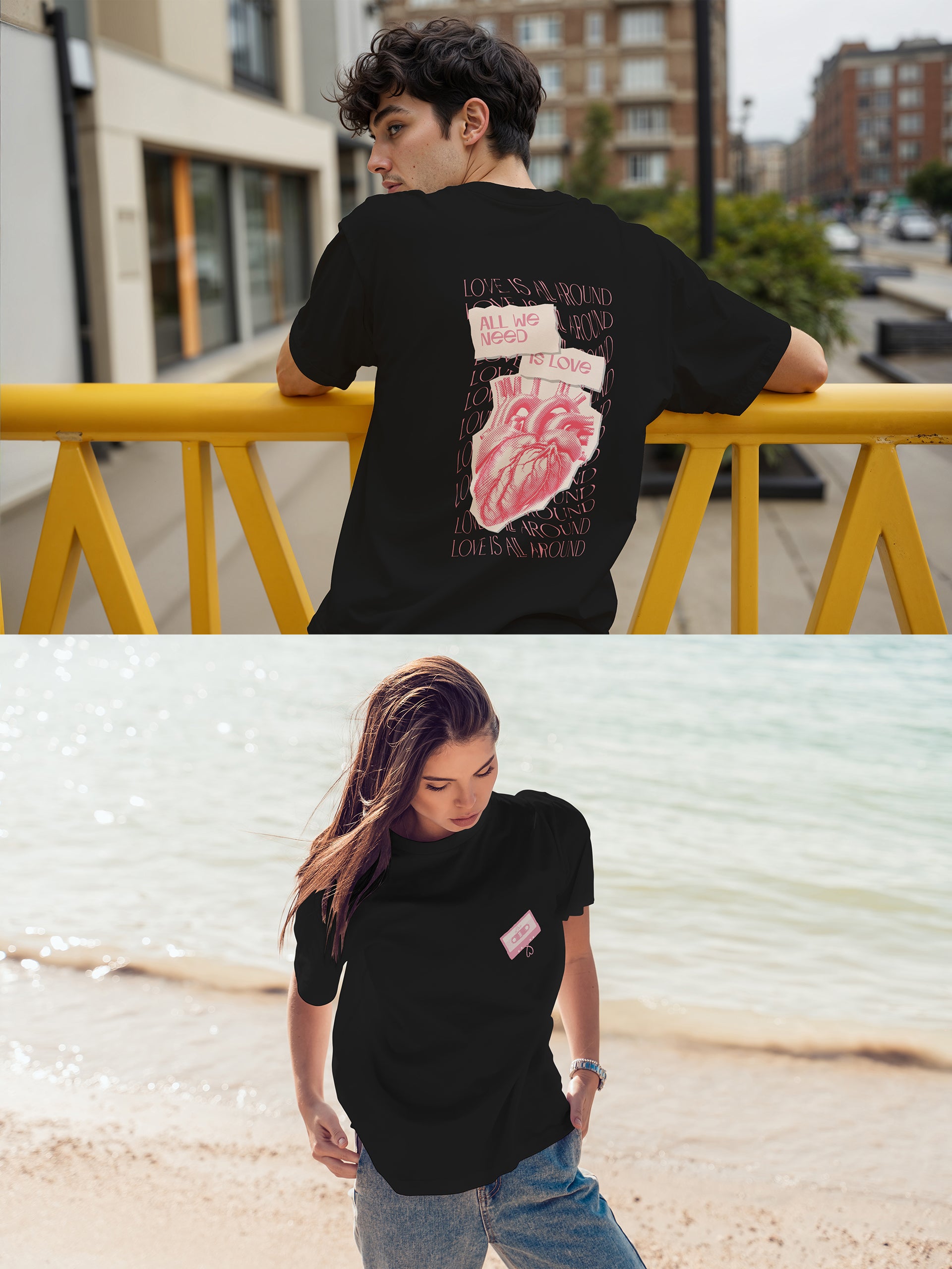 Love is all we need Oversized Tee